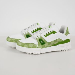 Tyler x LOUIS VULTTON Trainer Golf Sneaker 1ACRCL in Damier Green