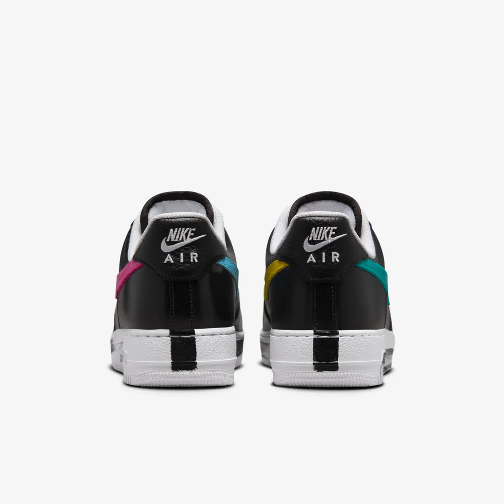 Peaceminusone x Nike Air Force 1 Scratch Card "Para-Noise 3.0" Comfortable and versatile low-top sneakers Unisex black, green and pink - Image 4