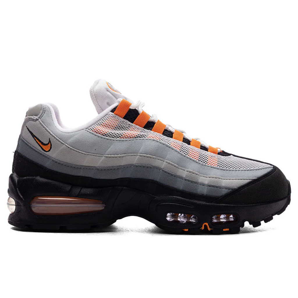 Nike Air Max 95 OG 'Bright Mandarin' - Black/Bright Mandarin/White/Cool Grey - Image 2
