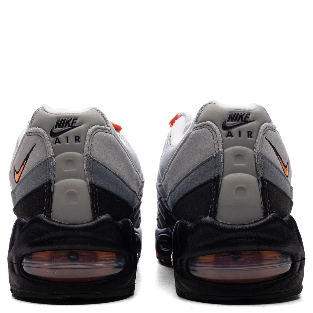 Nike Air Max 95 OG 'Bright Mandarin' - Black/Bright Mandarin/White/Cool Grey - Image 3