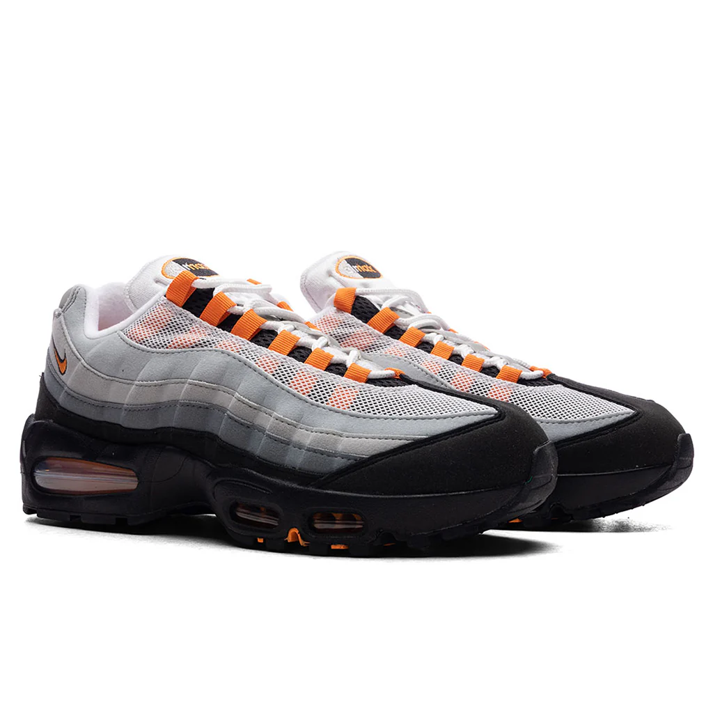Nike Air Max 95 OG 'Bright Mandarin' - Black/Bright Mandarin/White/Cool Grey - Image 4