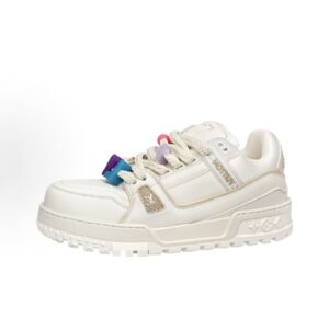LOUIS VUITTON Trainer Maxi Lace-up Low-top Fashion Sneakers Men's White