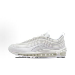 Nike Air Max 97 Retro Recyclable Material Shock Absorption Breathable Lightweight Low Top Casual Running Shoes Women's White